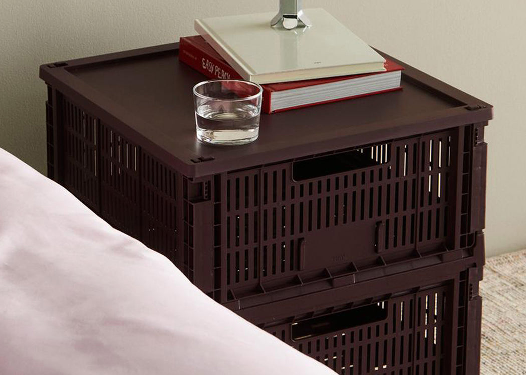 Colour Crate Large Square Bordeaux