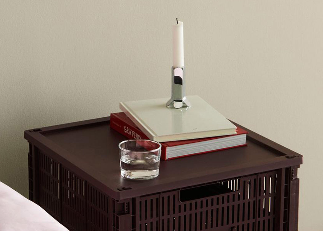 Colour Crate Large Square Lid Bordeaux