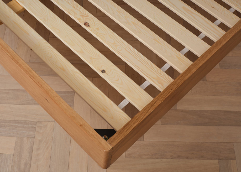 Brunel Bed Fabric Headboard Tessuta Oatmeal King