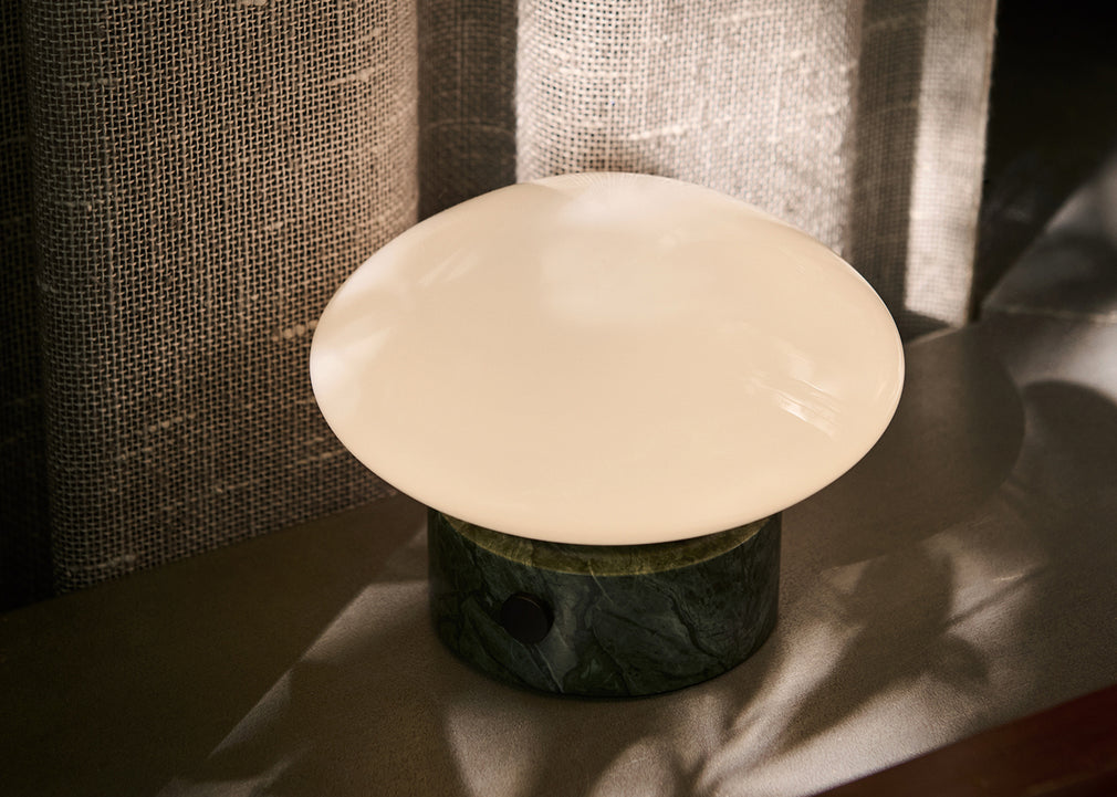 Mist Portable Table Lamp Grigio Caldo Marble