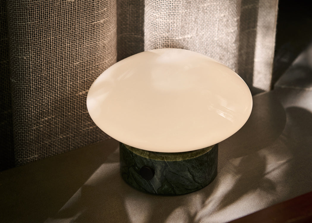 Mist Portable Table Lamp Grigio Caldo Marble