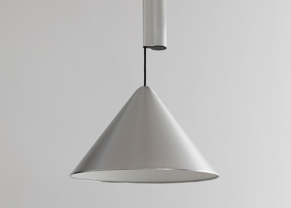 Compass Adjustable Pendant Light Brushed Aluminium