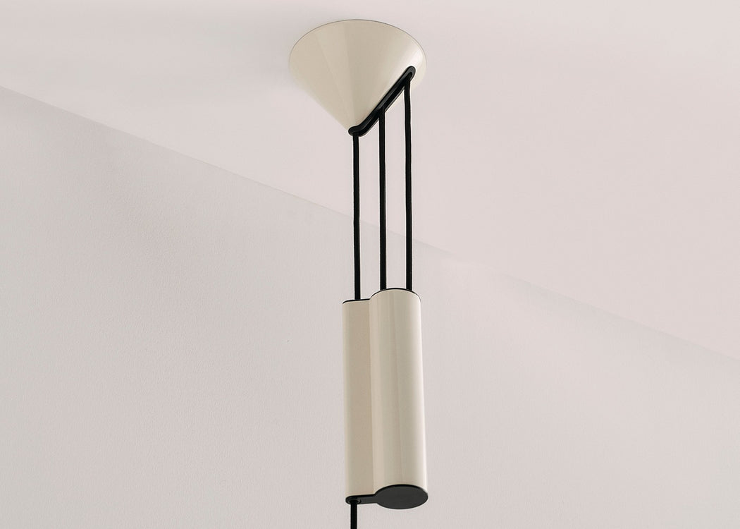 Compass Adjustable Pendant Light Brushed Aluminium