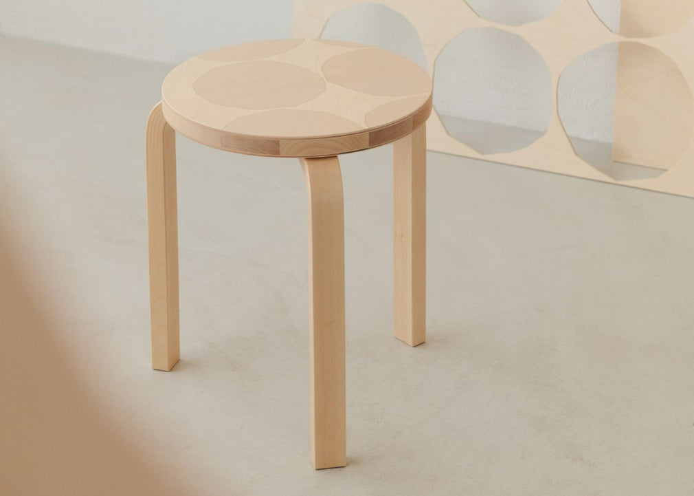 Stool 60 Marimekko Kivet Birch