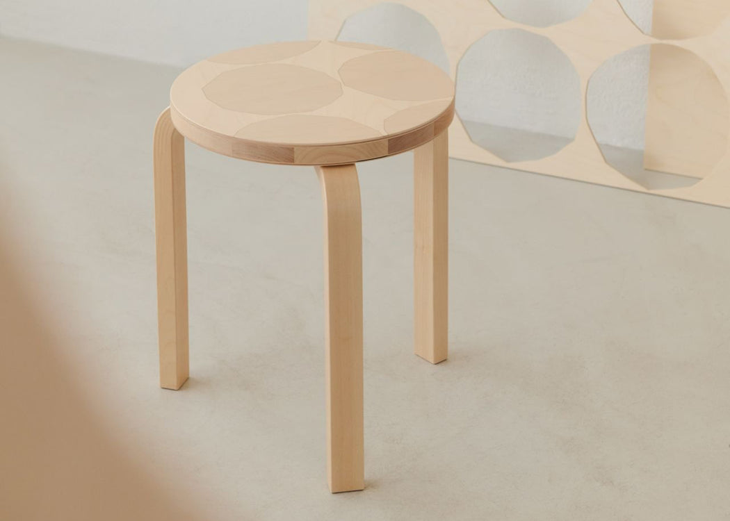 Stool 60 Marimekko Kivet Birch