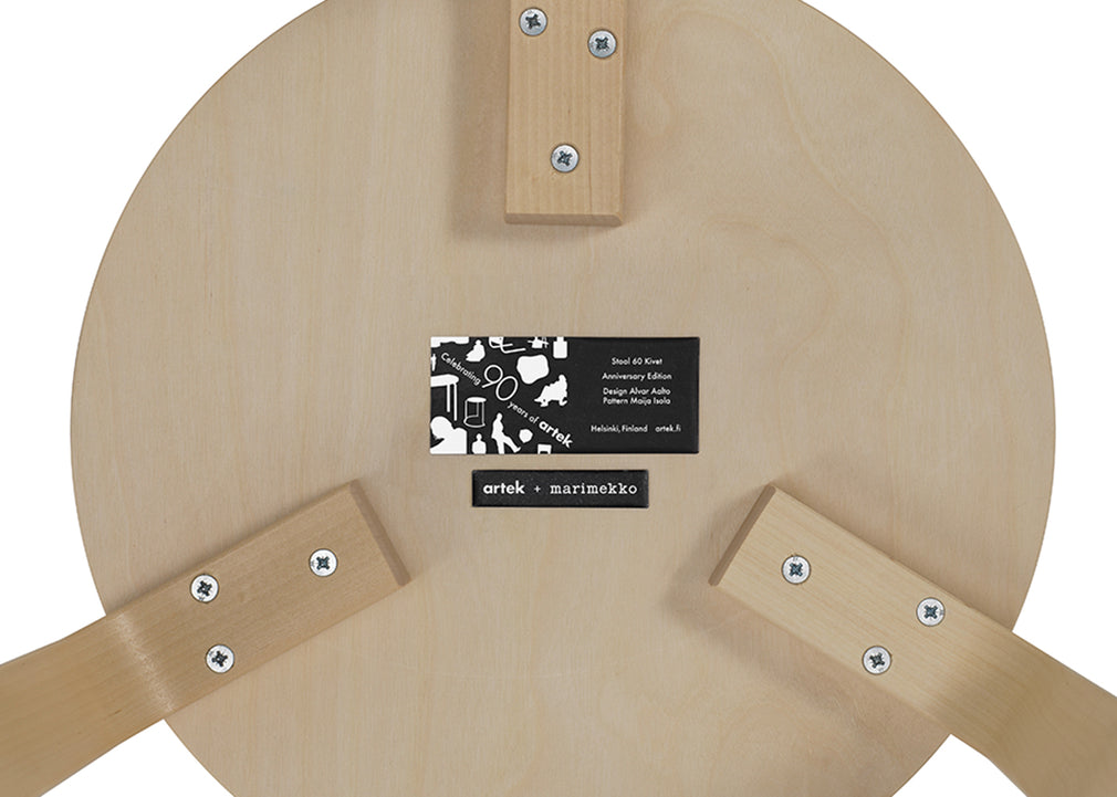 Stool 60 Marimekko Kivet Birch