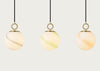 Stockholm Pendant Light 18cm / Marble Grey