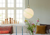 Stockholm Pendant Light 18cm / Marble Grey