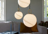 Stockholm Pendant Light 18cm / Marble Grey