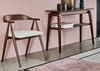 Lugo Dining Armchair Dark Ash / Ecrol C900