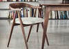 Lugo Dining Armchair Dark Ash / Ecrol C900