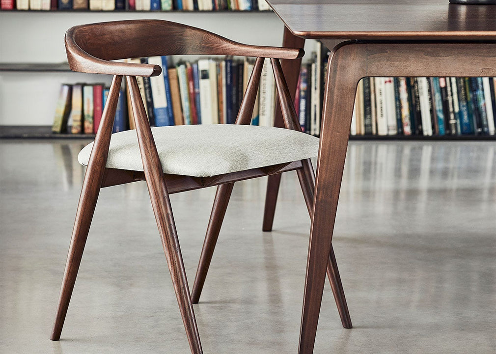 Lugo Dining Armchair Dark Ash / Ecrol C900