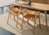 Flip Dining Chair Oak & Natural / No Upholstery