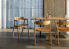 Flip Dining Chair Oak & Natural / No Upholstery