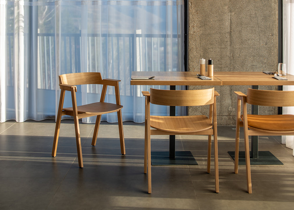 Flip Dining Chair Oak & Natural / No Upholstery