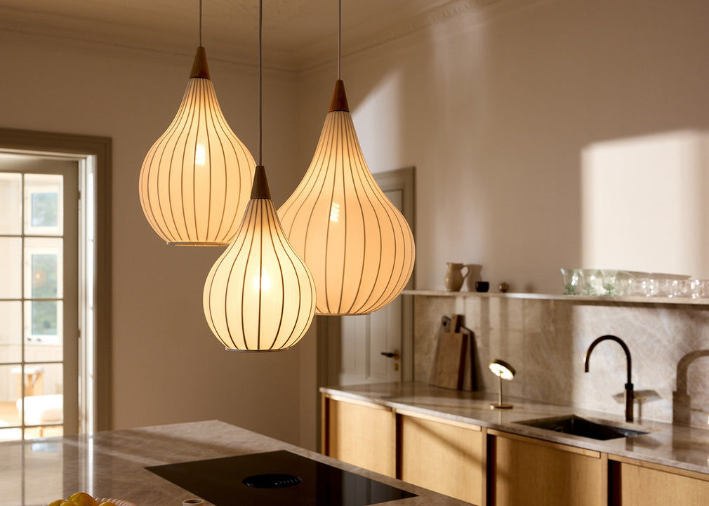 Drops Pendant Light Textile 38cm