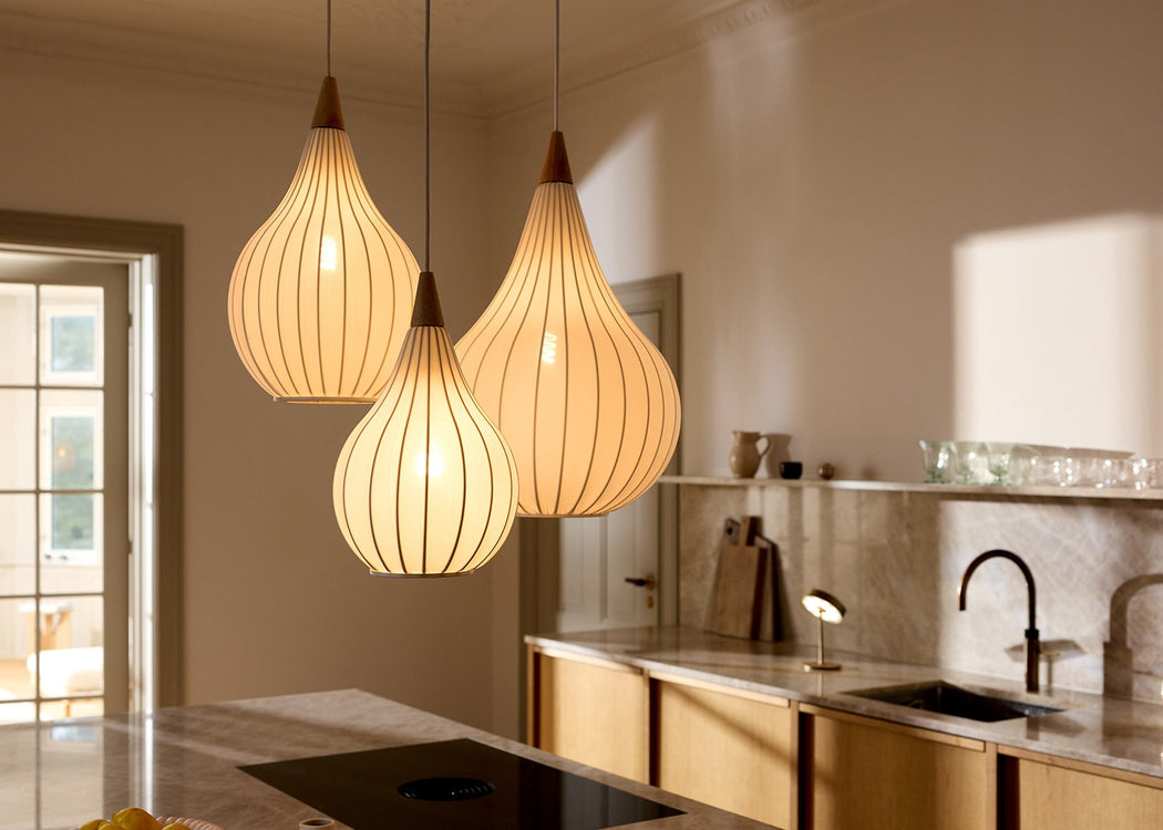 Drops Pendant Light Textile 38cm