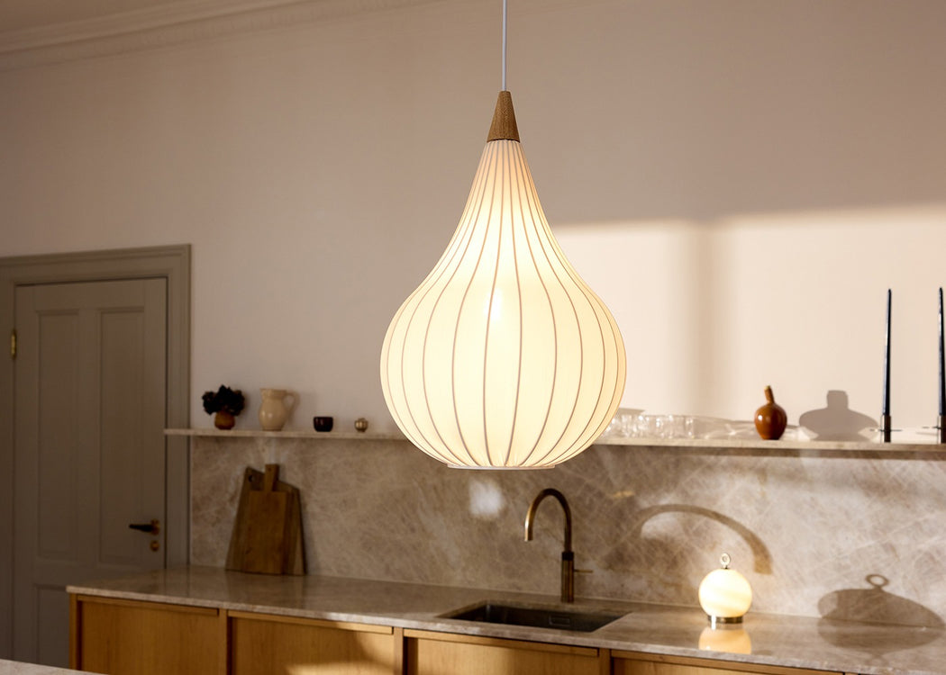 Drops Pendant Light Textile 38cm