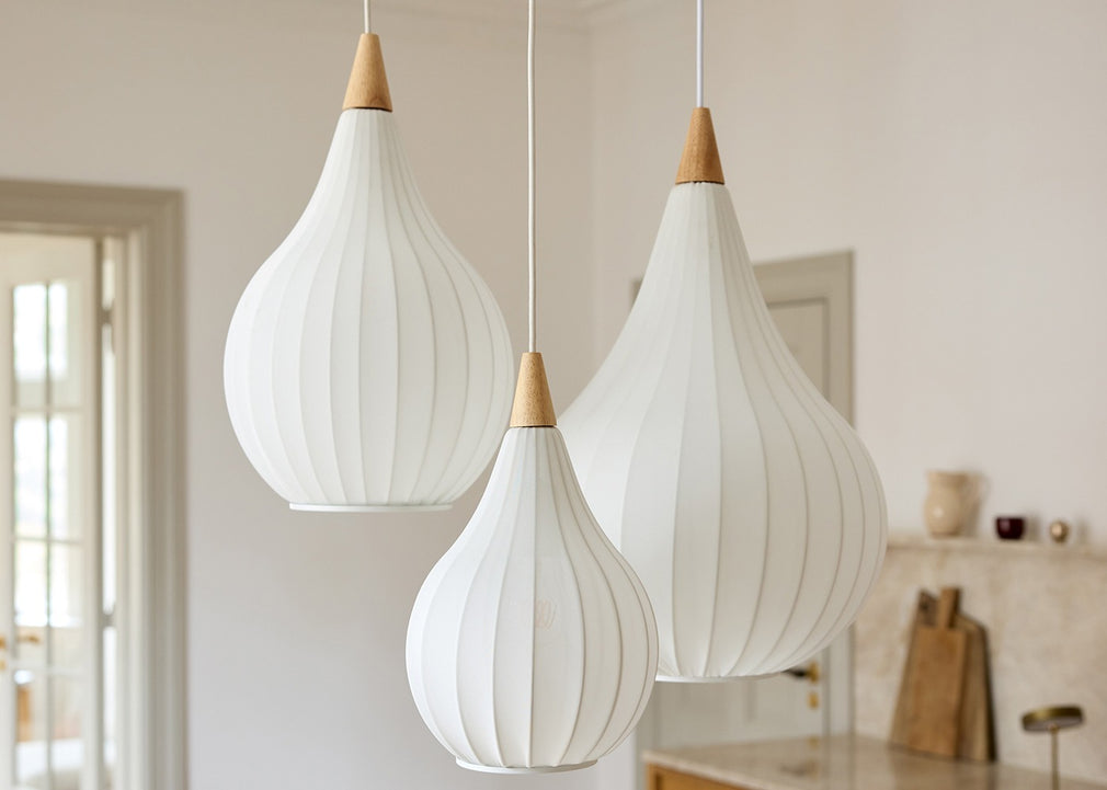 Drops Pendant Light Textile 38cm