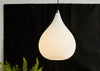 Drops Pendant Light Opal Glass 38cm