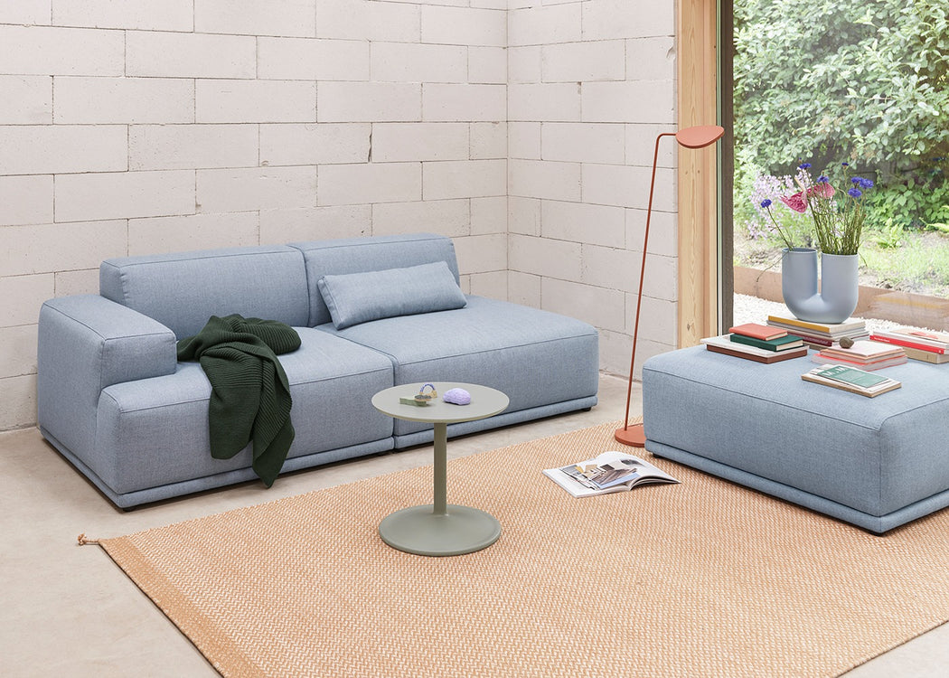 Connect Soft 2 Seater Sofa Config Kvadrat Re-wool 128