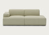 Connect Soft 2 Seater Sofa Config Kvadrat Re-wool 128
