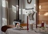 LED Smooth Tapered Dinner Candles Ivory