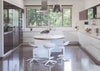 Spoon Bar Stool White