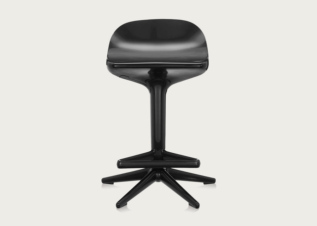 Spoon Bar Stool White