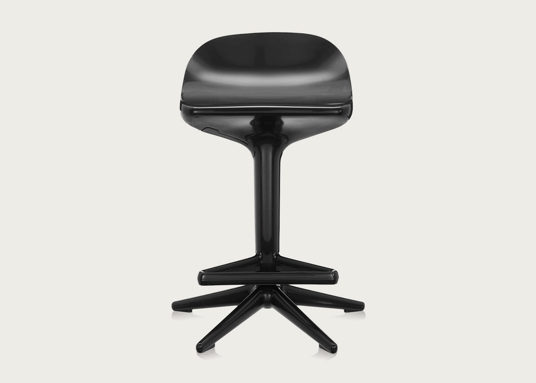 Spoon Bar Stool White