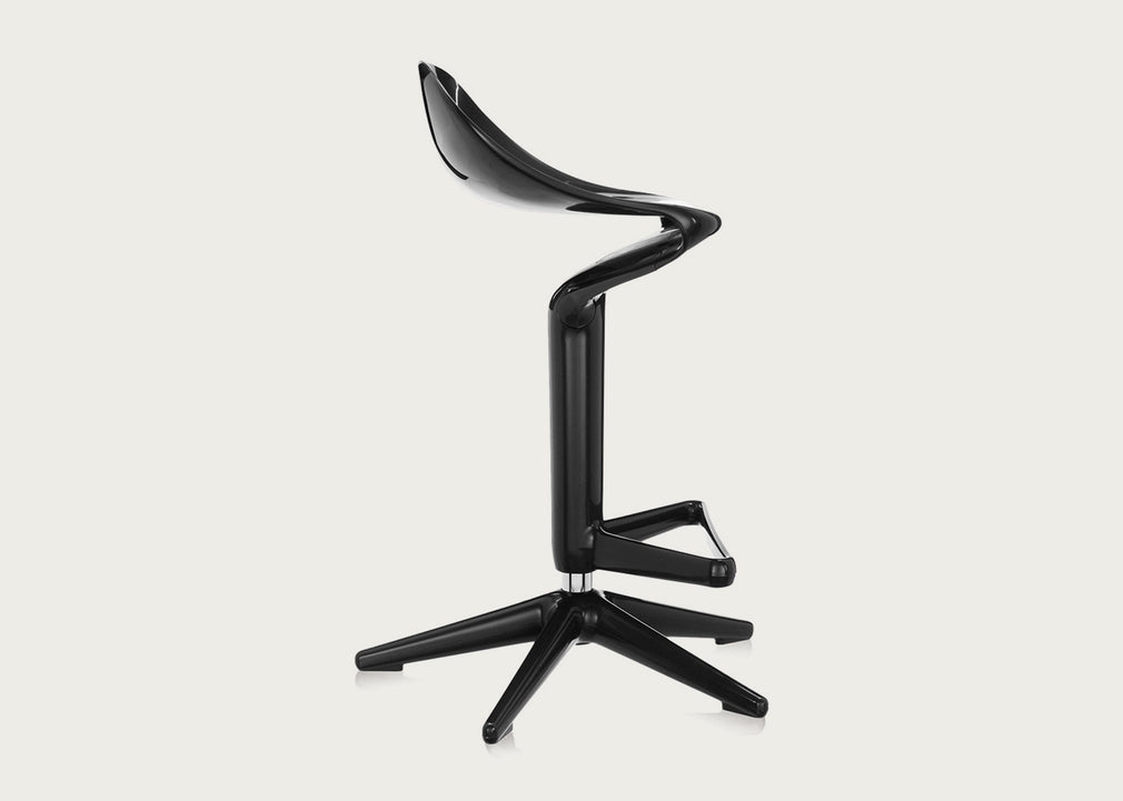 Spoon Bar Stool White