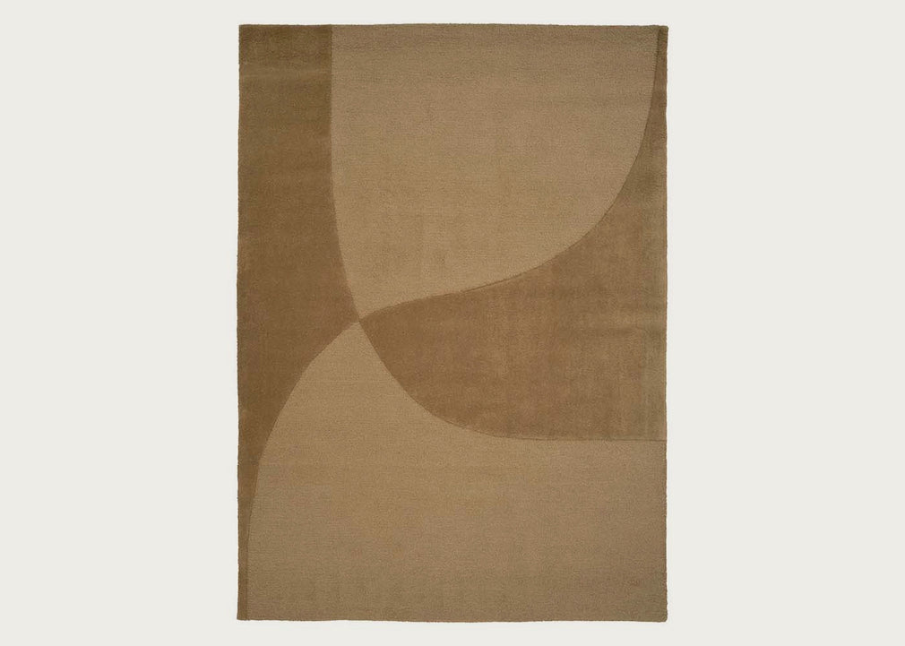 Split Plains Rug Mustard 140cm x 200cm
