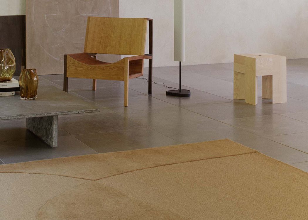 Split Plains Rug Mustard 170cm x 240cm