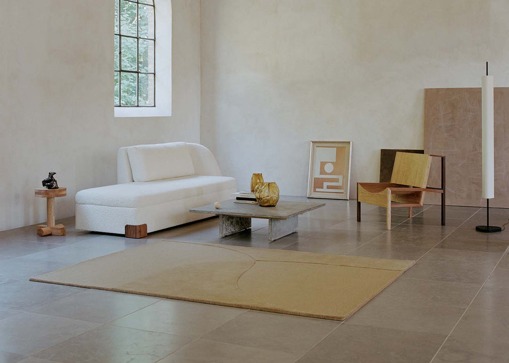 Split Plains Rug Mustard 170cm x 240cm