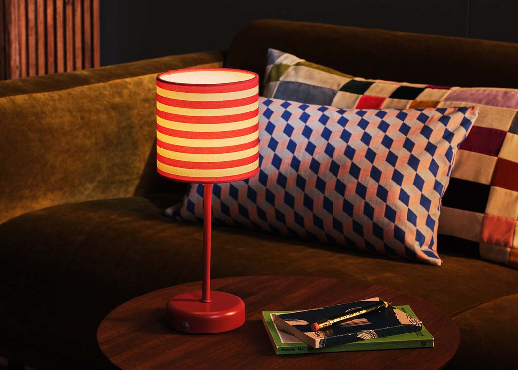 Raie LED Portable Table Lamp Green