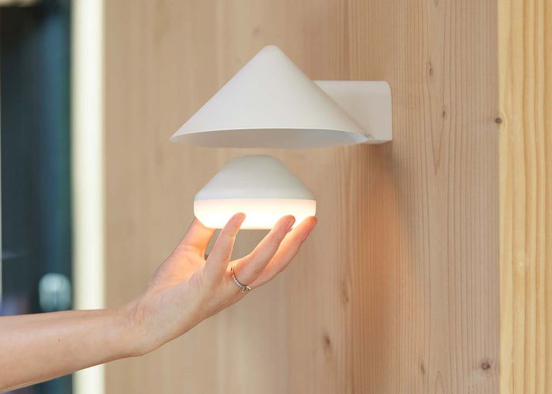 Grasp LED Rechargeable Wall Light Matt Black