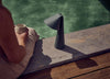Ami LED Portable Table Lamp Olive Stone
