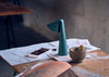 Ami LED Portable Table Lamp Olive Stone