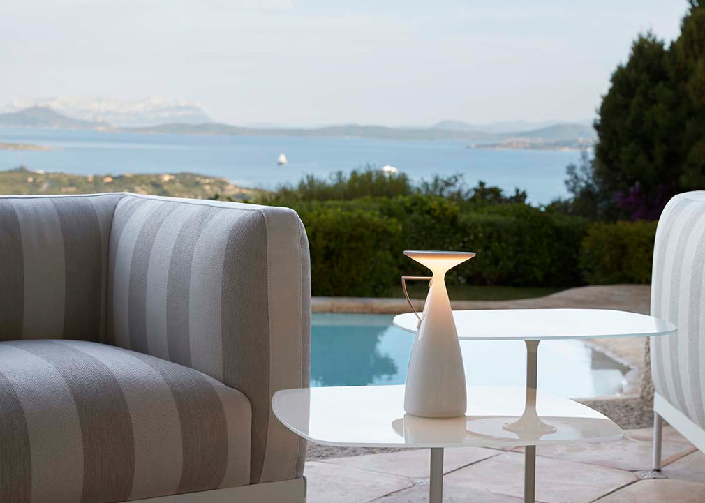 Camomille LED Portable Table Lamp Petrole
