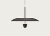 Kantarell LED Pendant Light Curved White/Nickel