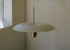 Kantarell LED Pendant Light Curved White/Nickel