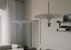 Kantarell LED Pendant Light Disc White/Nickel