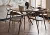 Lakri Round Table Natural Oiled Walnut