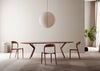 Lakri Oval Table Natural Oiled Walnut