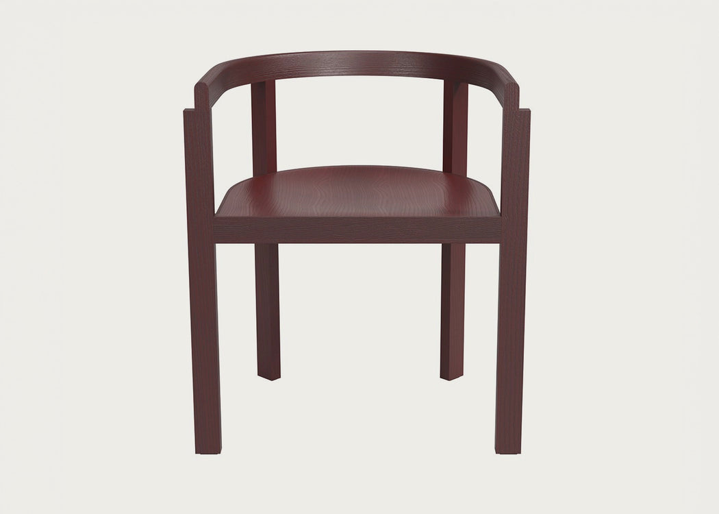 After Dining Chair White Ash