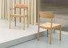 Timb Dining Side Chair Tan Ash / Ultra Leather Camel