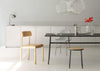 Timb Dining Side Chair Tan Ash / Ultra Leather Camel