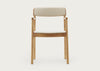 Timb Dining Armchair Tan Ash / Ultra Leather Camel