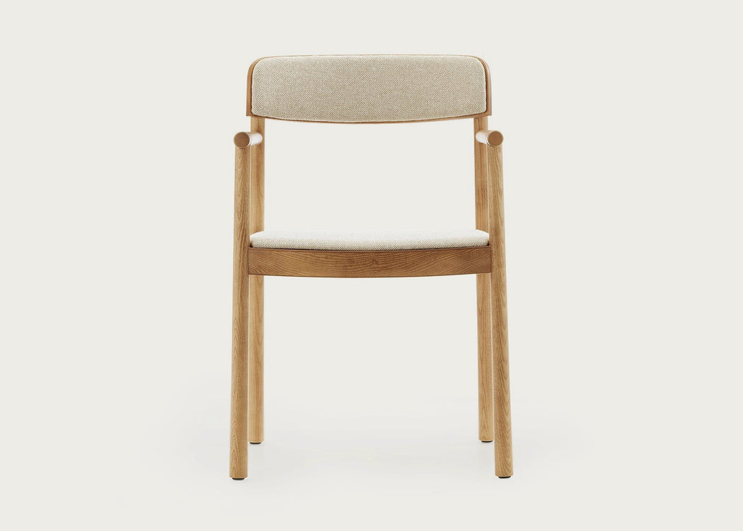Timb Dining Armchair Tan Ash / Ultra Leather Camel