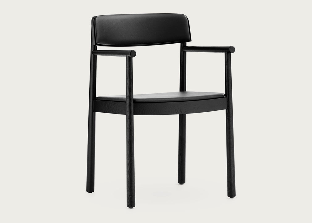 Timb Dining Armchair Tan Ash / Ultra Leather Camel